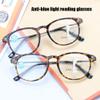 LKP Retro Reading Glasses Round Progressive Multifocus Glasses Anti Eyestrain Blue Light Computer Eyeglasses Tortoise (+2.5)(A,+2.00) view 3