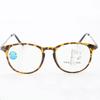 LKP Retro Reading Glasses Round Progressive Multifocus Glasses Anti Eyestrain Blue Light Computer Eyeglasses Tortoise (+2.5)(B,+2.00) view 2