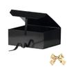 GoooodGift Black Gift Box Large 13x11x5.3 Inches,LuxuryGift Boxes for Presents with Magnetic Closure Lid, Rectangle Collapsible Boxes for Gift Packaging (Glossy Black) view 4