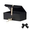 GoooodGift Black Gift Box Large, 12x8x4.5 Inches, Large Black Gift Box with Magnetic Closure Lid, Bridesmaid Proposal Box Gift Boxes for Festival (Matte Black) view 4