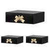 GoooodGift Extra Large Black Gift Box 16x14x5.3 Inches, Big Gift Box with Lid Magnetic Closure, Groomsman Proposal, Rectangle Collapsible for Clothes (Glossy Black) view 1