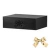GoooodGift Extra Large Gift Box Black with Ribbon 19x16x6 Inches, Gift Box with Lid Magnetic Closure, Groomsman Proposal Box, Rectangle Collapsible Gift Boxes for Wedding Gown (Matte Black) view 1