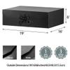 GoooodGift Extra Large Gift Box Black with Ribbon 19x16x6 Inches, Gift Box with Lid Magnetic Closure, Groomsman Proposal Box, Rectangle Collapsible Gift Boxes for Wedding Gown (Matte Black) view 3