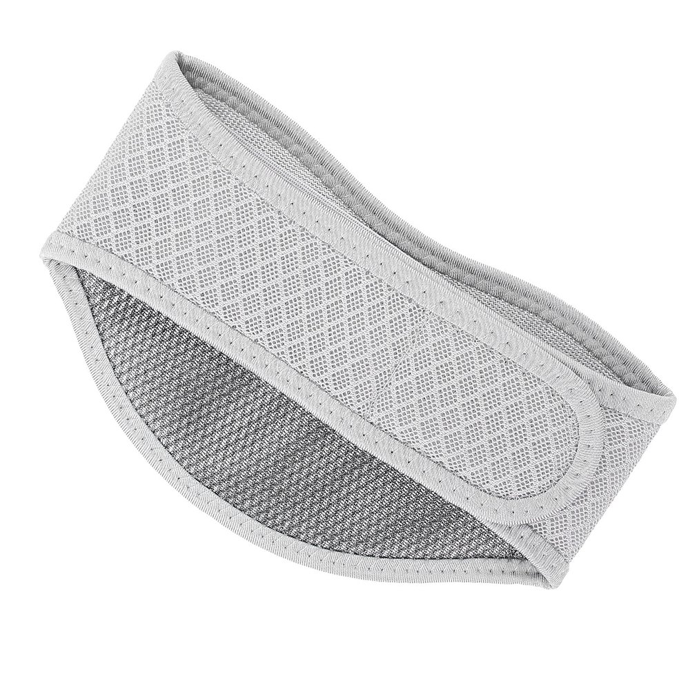 Brrnoo Neck Wrap Neck Brace Breathable Mesh Fabric Lightweight Cervical Collar Guard, Soft Cervical Collar for Men and Women, Fabric Insert Neck Brace (Grey)