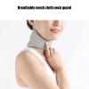 Brrnoo Neck Wrap Neck Brace Breathable Mesh Fabric Lightweight Cervical Collar Guard, Soft Cervical Collar for Men and Women, Fabric Insert Neck Brace (Grey) view 2