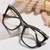 2pcs Transition Photochromic oversized Bifocal Cat Eye Reading Glasses For Women adjustable Vision Sunglasses Reader (2PCS-BLACK&FLOWER, 1.75, multiplier_x) view 3
