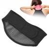 Brrnoo Neck Wrap Neck Brace Breathable Mesh Fabric Lightweight Cervical Collar Guard, Soft Cervical Collar for Men and Women, Fabric Insert Neck Brace (Black) view 1