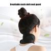 Brrnoo Neck Wrap Neck Brace Breathable Mesh Fabric Lightweight Cervical Collar Guard, Soft Cervical Collar for Men and Women, Fabric Insert Neck Brace (Black) view 3