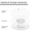 45Pack Libre 3 Sensor Covers Waterproof Freestyle Adhesive Patches Hypoallergenic Clear Tape Latex-Free Overpatch 2.55'' CGM Patches for Libre 3 & Plus Protection view 3