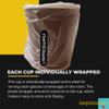 50 PACK - 10 oz. Hotel Motel Room Paper Individually Wrapped Eco-Friendly BLACK Cups Hot Paper Cups view 4