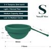 SHORDY Reusable Menstrual Disc (Small), 100% Medical-Grade Silicone, Flexible & Leak-Free Period Disc, Eco Friendly Feminine Hygiene & Care | Tampons, Pads & Cups Alternative (Green) view 3