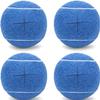 4PCS - Walker Glide Balls,Precut Walker Tennis Balls for Furniture Legs and Floor Protection,Walkers Legs Universal Precut Glide Balls,Heavy Duty Long Lasting Felt Pad Glide Coverings,Fit Most Walkers view 1