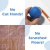 4PCS - Walker Glide Balls,Precut Walker Tennis Balls for Furniture Legs and Floor Protection,Walkers Legs Universal Precut Glide Balls,Heavy Duty Long Lasting Felt Pad Glide Coverings,Fit Most Walkers view 3