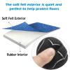 4PCS - Walker Glide Balls,Precut Walker Tennis Balls for Furniture Legs and Floor Protection,Walkers Legs Universal Precut Glide Balls,Heavy Duty Long Lasting Felt Pad Glide Coverings,Fit Most Walkers view 4