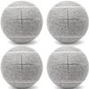 4PCS Walker Glide Balls - Precut Walker Tennis Balls for Furniture Legs and Floor Protection, Universal Fit, Heavy Duty Felt Pad Glide Coverings view 1