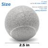 4PCS Walker Glide Balls - Precut Walker Tennis Balls for Furniture Legs and Floor Protection, Universal Fit, Heavy Duty Felt Pad Glide Coverings view 2