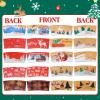Smarimple Christmas Coffee Cup Sleeves Disposable Hot Chocolate Cocoa Paper Cup Sleeve 60 Pack Double-Layer Corrugated Insulated Paper Jacket for 12oz to 20oz, 10 Designs view 3