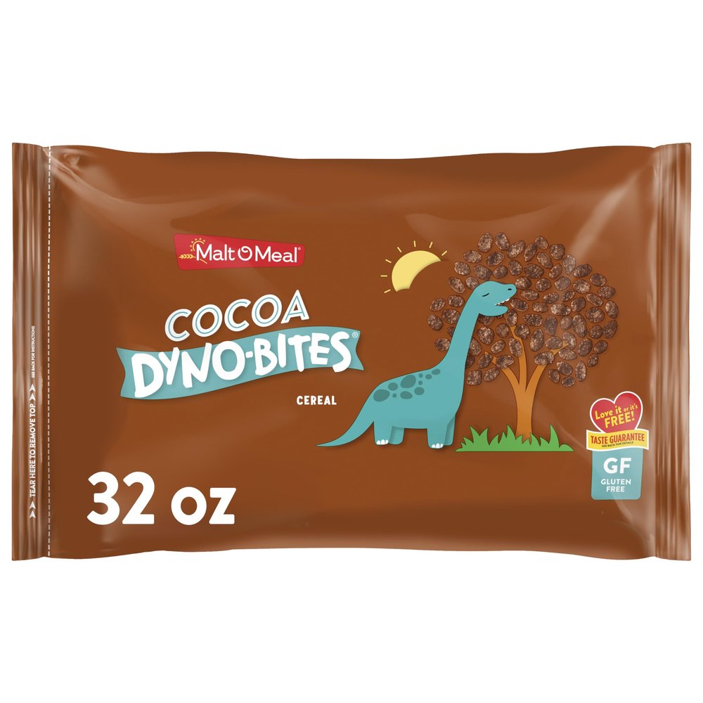 Malt-O-Meal Cocoa Dyno Bites Gluten Free Kids Breakfast Cereal, Kids Breakfast Cereal, 32 Ounce - 1 count