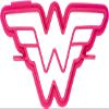 Whiskware Justice League Silicone Pancake Mold and Shaper, Breakfast Art, Dishwasher Safe, BPA and Phthalate Free Plastic, Wonder Woman view 1