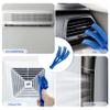 2Pcs Window Venetian 7 Finger Blind Cleaner Duster Tool and 2Pcs dust-Removing BrushesOrange,Yellow, Blue view 4