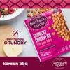 Saffron Road Roasted Korean BBQ Crunchy Chickpeas | High-Protein, Vegan, Gluten-Free, Non-GMO, Halal & Kosher Certified Snack | 5.4 oz Resealable Pouch | Pack of 6 view 2