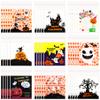 FEBSNOW 450 PCS Halloween Candy Bags Self-adhesive Candy Cellophane Bags Plastic Cookie Bags Trick or Treat bags for Homemade Craft Christmas Holiday Party Gift Decoration Supplies Favor view 1