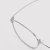 LKP Blue Light Reading Glasses Titanium Alloy Frame Lightweight Anti Blue Light Lens Eyewear For Men And Women Silver +0.75(Silver,+1.50) view 3