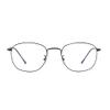 LKP Blue Light Reading Glasses Titanium Alloy Frame Lightweight Anti Blue Light Lens Eyewear For Men And Women Silver +0.75(Black,+1.50) view 2