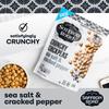 Saffron Road Roasted Sea Salt & Cracked Pepper Crunchy Chickpeas | High-Protein, Vegan, Gluten-Free, Non-GMO, Halal & Kosher Certified Snack | 5.4 oz Resealable Pouch | Pack of 6 view 2