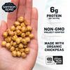 Saffron Road Roasted Sea Salt & Cracked Pepper Crunchy Chickpeas | High-Protein, Vegan, Gluten-Free, Non-GMO, Halal & Kosher Certified Snack | 5.4 oz Resealable Pouch | Pack of 6 view 3