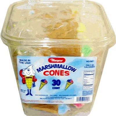 Marpo 2 Set - Marshmallow Cones-30 ct tub by Marpro