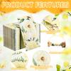150 Pcs Floral Napkins 3 Ply Disposable Paper Guest Towels Napkins for Bathroom Wedding Anniversary Birthday Party Baby Shower Decorative Towels (Magnolia) view 3