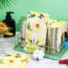 150 Pcs Floral Napkins 3 Ply Disposable Paper Guest Towels Napkins for Bathroom Wedding Anniversary Birthday Party Baby Shower Decorative Towels (Magnolia) view 4