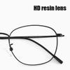 LKP Blue Light Reading Glasses Titanium Alloy Frame Lightweight Anti Blue Light Lens Eyewear For Men And Women Silver +0.75(Black,+2.00) view 3