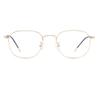 LKP Blue Light Reading Glasses Titanium Alloy Frame Lightweight Anti Blue Light Lens Eyewear For Men And Women Silver +0.75(Gold,+2.50) view 2