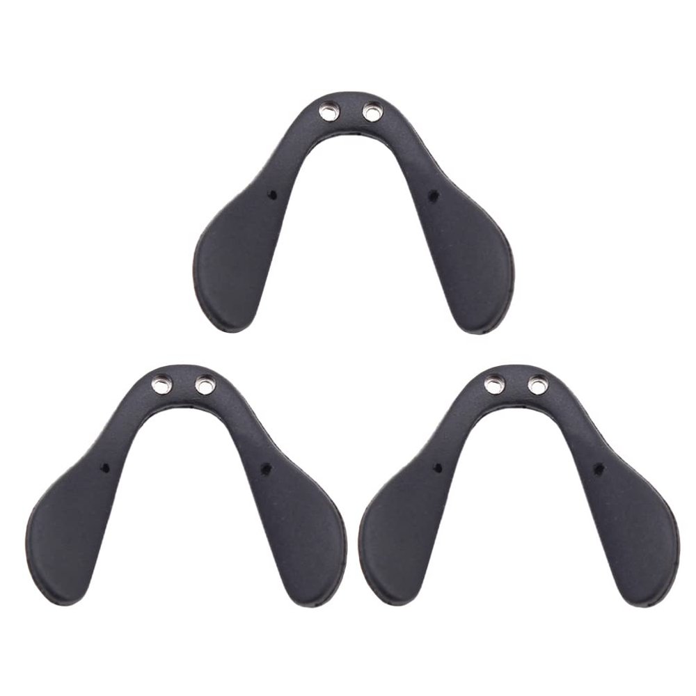Beavorty 3pcs Glasses Pads Silicone Eyeglass Frame Bridge Pad Supports Replacement Anti- Drop Glasses Fixing Tool for Cycling