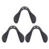 Beavorty 3pcs Glasses Pads Silicone Eyeglass Frame Bridge Pad Supports Replacement Anti- Drop Glasses Fixing Tool for Cycling view 1