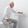 16 Inch Angled Shower Grab Bar White, Munzong 2 Pack Anti Slip Bathroom Grab Bar, Knurled Bathroom Balance Bar,Safety Hand Rail Support Handicap Elderly Injury Senior Assist Bath Handle-1.25 Tube view 3