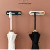 2in1 Bathroom Mop Bracket Wall-Mount Sticker Easy-Install Strong Burden Side Hook Duster Cloth Supporter housewares Nail-Free (Navy Blue) view 2