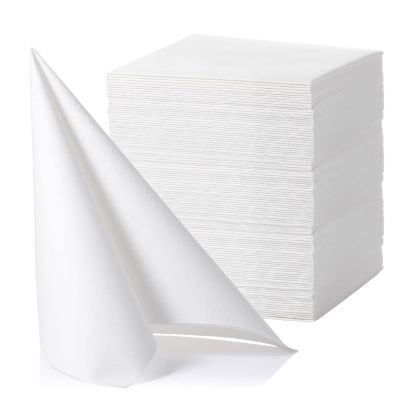 LEKOCH 100-Pack Premium Airlaid Napkins & Guest Towels - 16x16 Inch Large Linen-Feel Disposable Paper | Ultra Soft, Absorbent & Cloth-Like | For Dinner, Wedding, Party, Kitchen, Bathroom