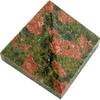 Unakite Pyramid 2 Inch  Scorpio Crystal Heart Chakra Stone view 1