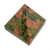 Unakite Pyramid 2 Inch  Scorpio Crystal Heart Chakra Stone view 4