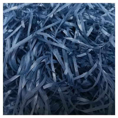 homeemoh 100g Shredded Crinkle Confetti Easter Grass Basket Filler Raffia Paper Shred Filler for Packaging Filling Gift Boxes,Blue