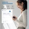 Vibeat Oxylink Wearable Blood Oxygen Monitor - Bluetooth Oxygen Meter Finger Pulse Oximeter with Audio Reminder, Rechargeable O2 Meter for Continuous Tracking with Free App view 3