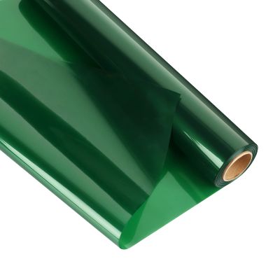 Clear Cellophane Wrap Roll-Green Plastic Cello Paper Roll 34 In Wide X 100 Ft Long, 3 Mil Thick Gift Wrapping Paper for Hampers, Flower Paper Wrap For Bouquets, Baskets, Treats, DIY Arts Crafts Dcor