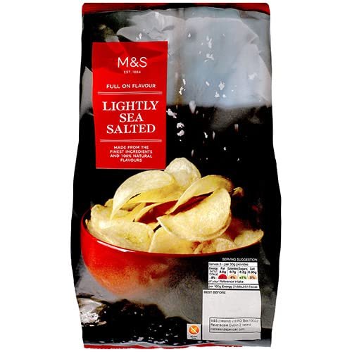 Marks and Spencer Full on Flavour Lightly Salted Crisps 150g