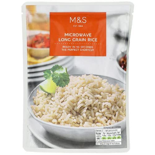Marks and Spencer Microwave Long Grain Rice 250g