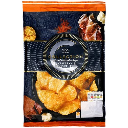 Marks and Spencer Handcooked Prosciutto & Formaggi Crisps 150g