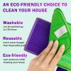 Orighty Reusable Mop Pads Compatible with Swiffer WetJet - Microfiber Pad Refill Machine Washable for Household Cleaning - Cleaning Floor Mop Head Pads Work Wet and Dry - Pack of 4 view 3