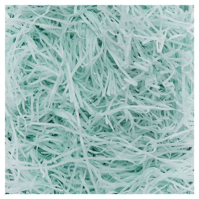 homeemoh 100g Shredded Crinkle Confetti Easter Grass Basket Filler Raffia Paper Shred Filler for Packaging Filling Gift Boxes,Ice Blue